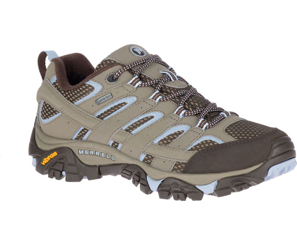 Merrell Hiking Shoes Grey - Moab 2 GORE-TEX® - Womens 86NADKLHS